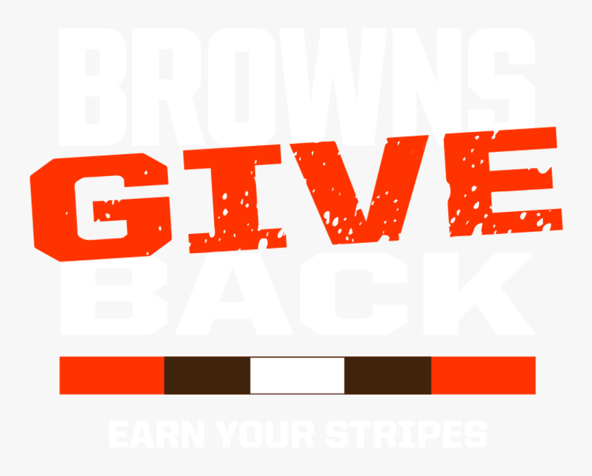 Browns Give Back - Graphic Design, HD Png Download