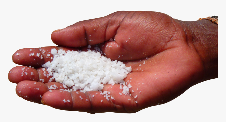 Sea Salt In Palm Of Hand Png Image - Salt In Hand, Transparent Png