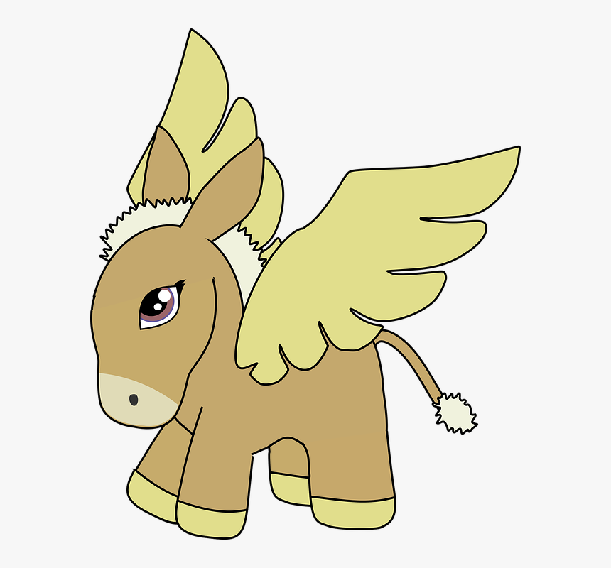 Cute Horse Clipart 25, - Poema Pegasos Lindos Pegasos, HD Png Download
