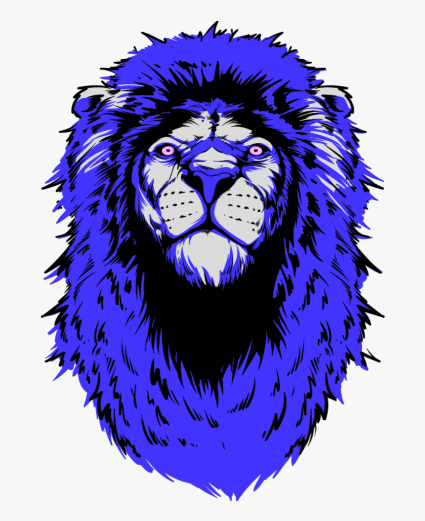 Transparent Lion Mane Png - Red Lion Face Transparent Background, Png Download