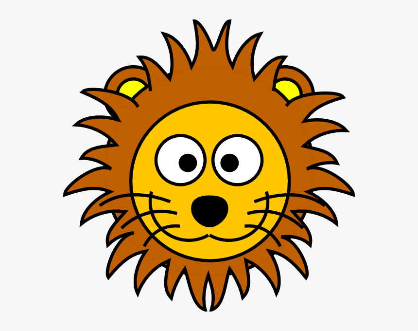 Clip Art Lions Head Clipart - Lion Face Clipart, HD Png Download