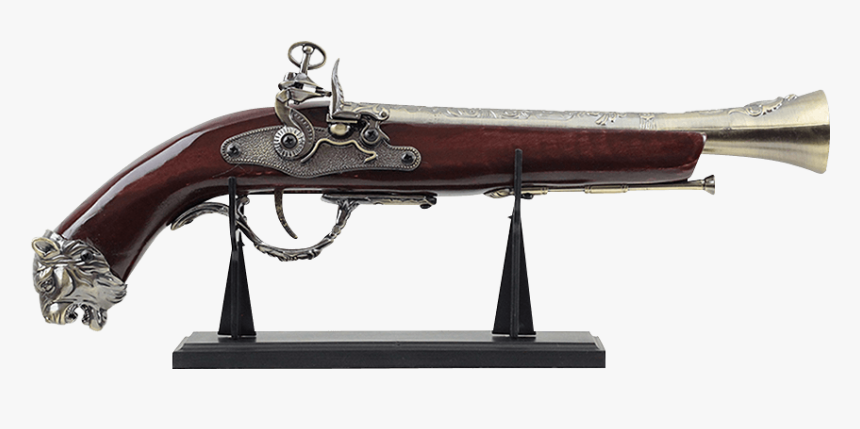 Lions Head Pirate Pistol - Firearm, HD Png Download