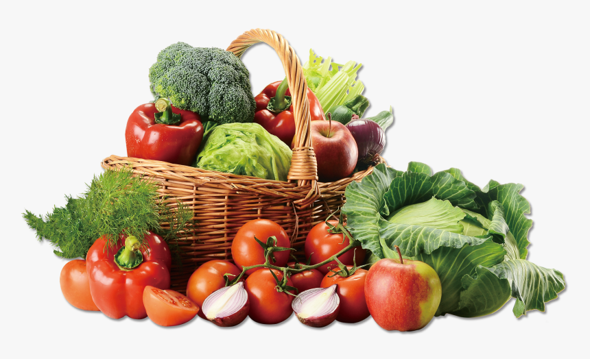 Transparent Fruit And Vegetables Clipart - Vegetables Png, Png Download