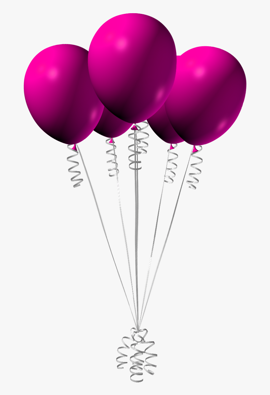 Pink Birthday Balloons Png , Png Download - Pink Birthday Balloons Png, Transparent Png
