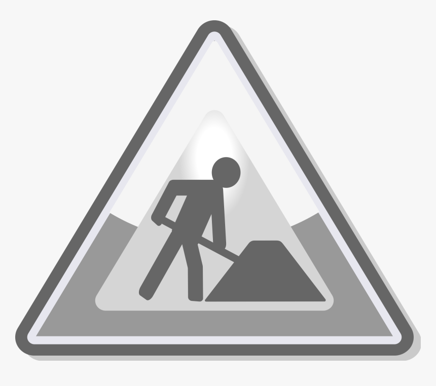 Png Under Construction Icon , Png Download - Road Signs Road Works, Transparent Png