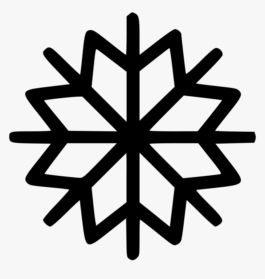 Christmas Snowflake Winter Snow - Flake Icon, HD Png Download