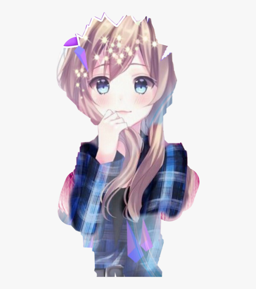 Blonde Cute Anime Girls - Cute Anime Girl Blonde Hair, HD Png Download