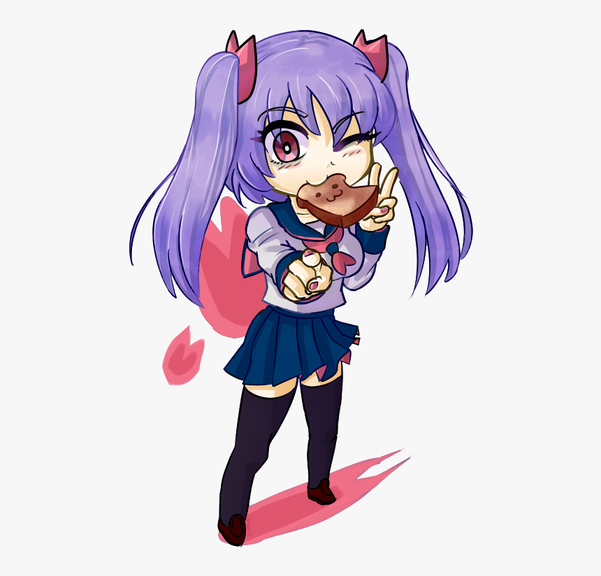 Girls Transparent Chibi Anime - Anime Girl Chibi Png, Png Download