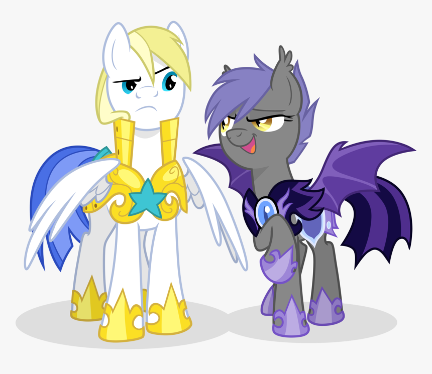 Equestria-prevails, Bat Pony, Cloudblossom, Cute, Duo, - Mlp Guard, HD Png Download