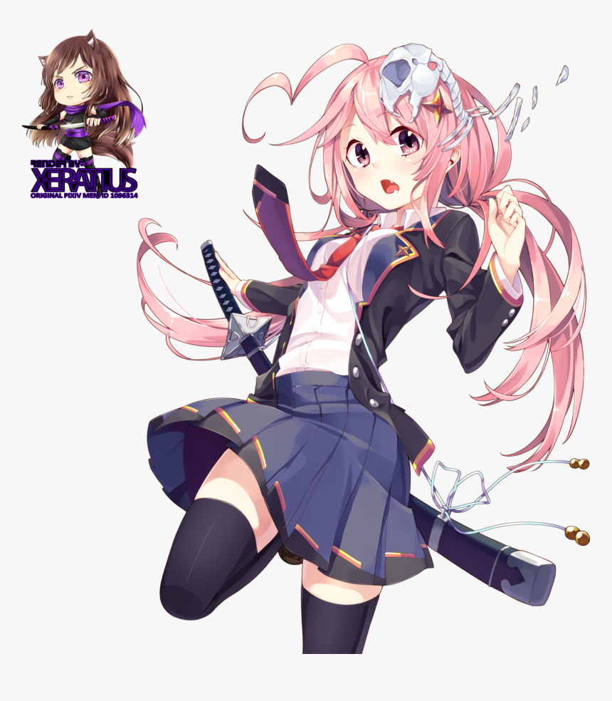 Manga Girl, Anime Girls, Anime School Girl, Art And, HD Png Download