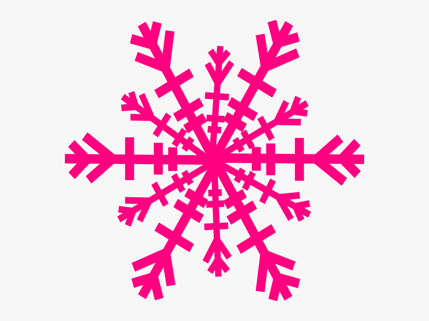 Blue Snowflake Png - Purple Snowflake Clipart, Transparent Png