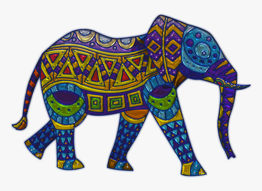 Download Free Elephant Png Transparent Images Transparent - Silueta De Un Elefante, Png Download