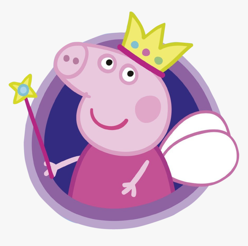 Peppa Pig Princess Png Clip Freeuse Stock - Peppa Pig En Png, Transparent Png