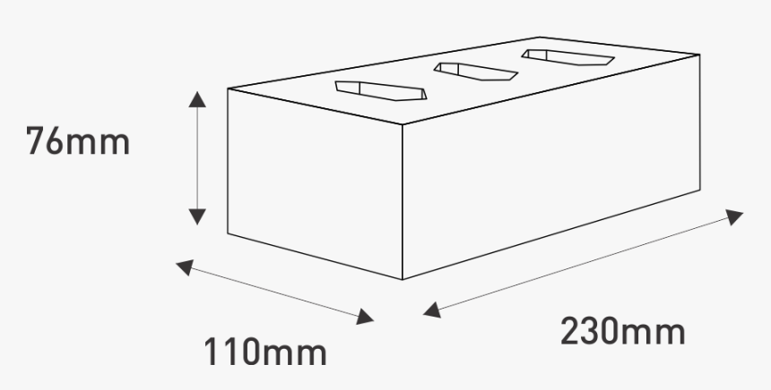 Conbri Single Height Render Brick - Line Art, HD Png Download