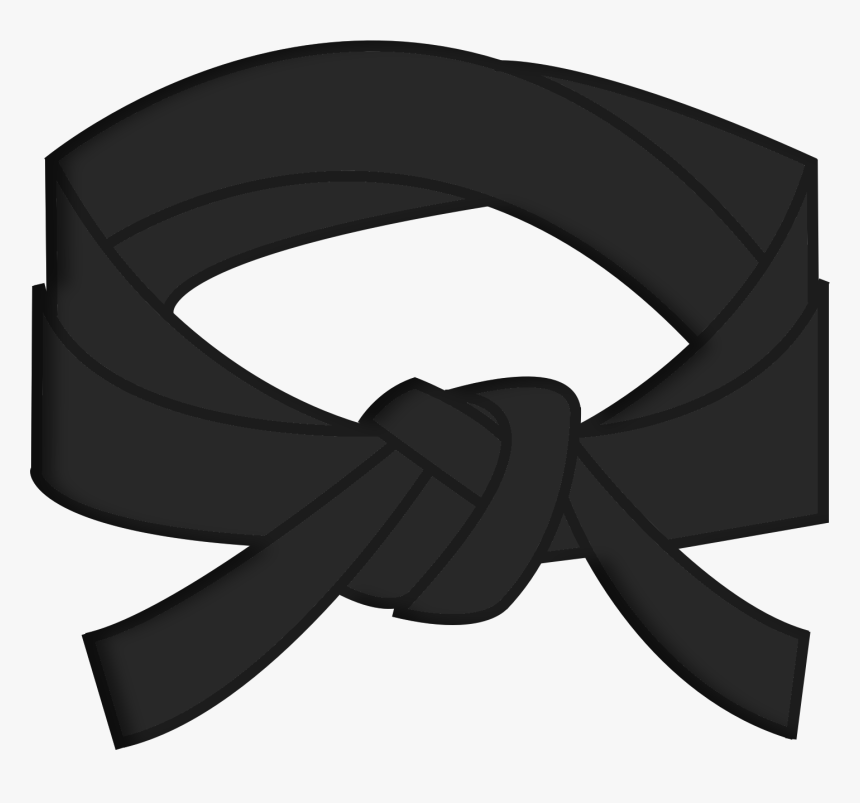 Black Karate Belt Png, Transparent Png