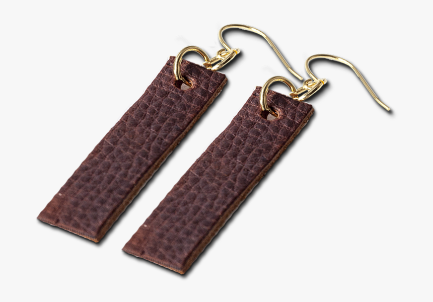 Leather Bar Earings 
 Class Lazyload Lazyload Fade - Earrings, HD Png Download