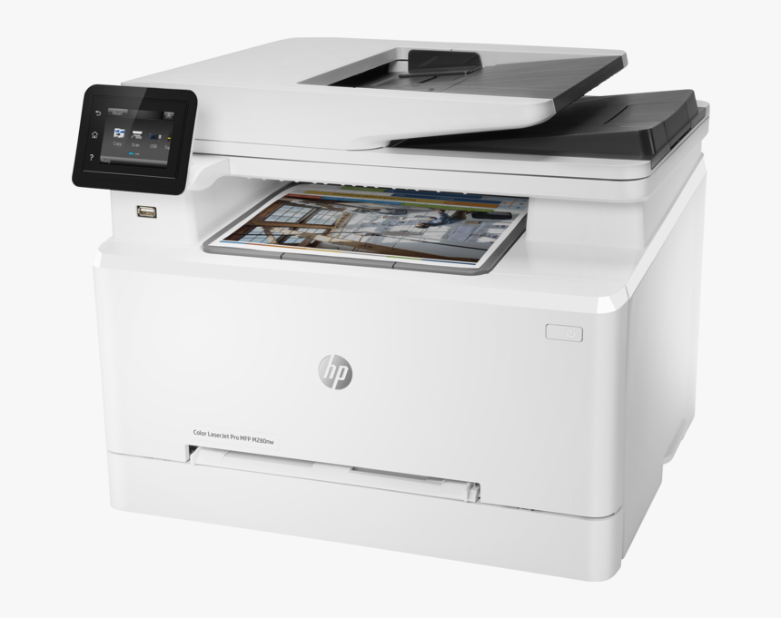 Hpm280nw One Machine Color Laser Printer Copy Scanning - Hp Laserjet Pro Mfp M281fdw, HD Png Download