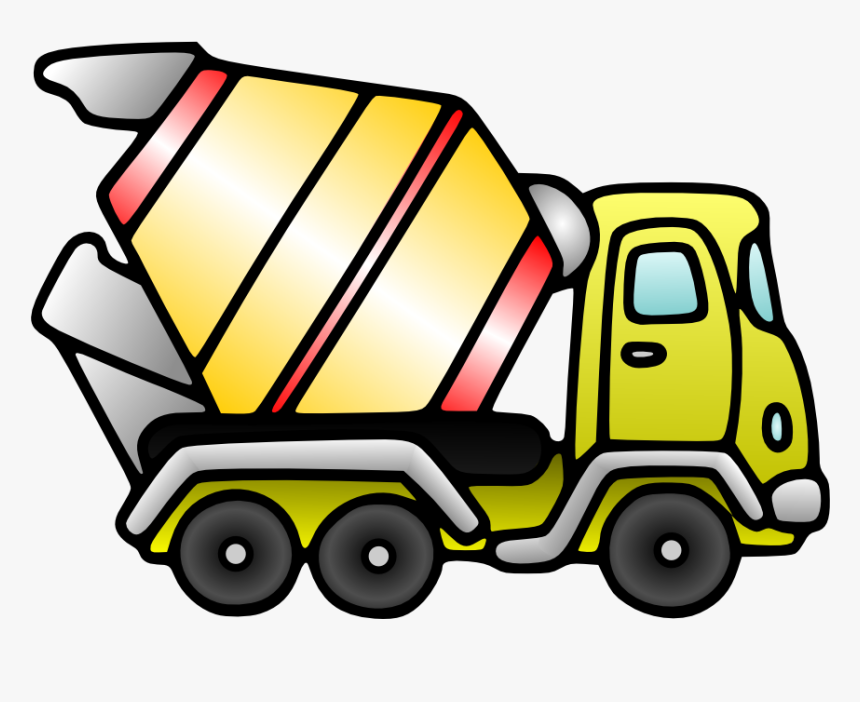 Under Construction Clip Art 2 - Mixer Truck Clip Art, HD Png Download
