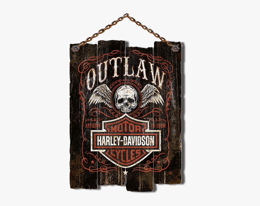 Harley Davidson Wood Signs, HD Png Download