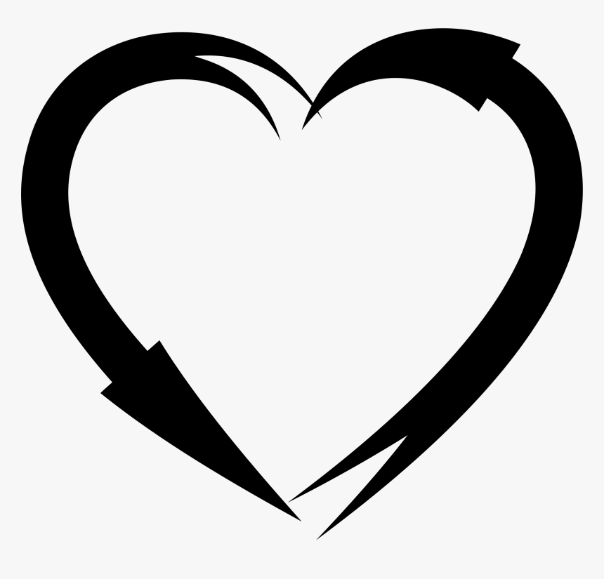 Infinite Arrows Big Image - Free Heart Frame Png, Transparent Png