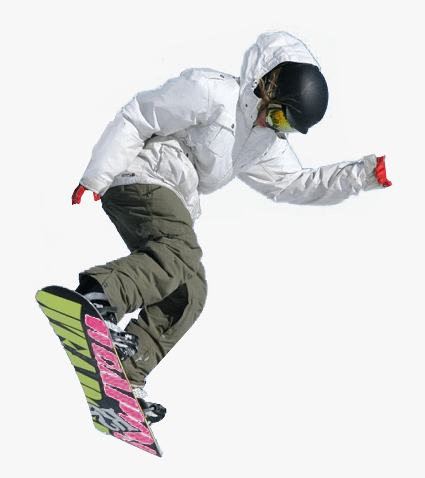 Snowboarder Transparent Background Snow Boarding Sports - Snowboarder Transparent Background, HD Png Download