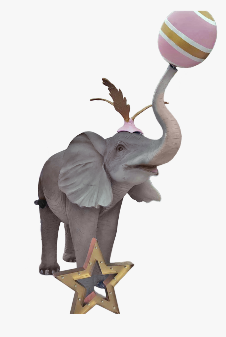 Pink Circus Elephant, HD Png Download
