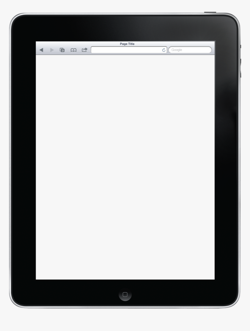 Svg Black And White Transparent Tablet Screen Demo - Tablet Screen Png, Png Download