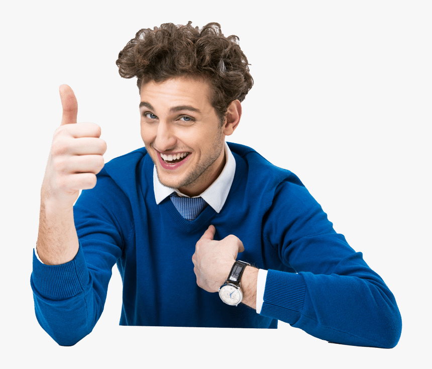 Thumbs Up Guy - Thumbs Guy Up Png, Transparent Png