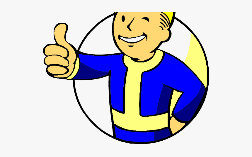 Black And White Vault Boy, HD Png Download