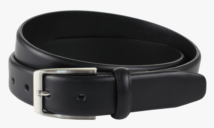 Belt Black Leather - Black Formal Leather Belt, HD Png Download