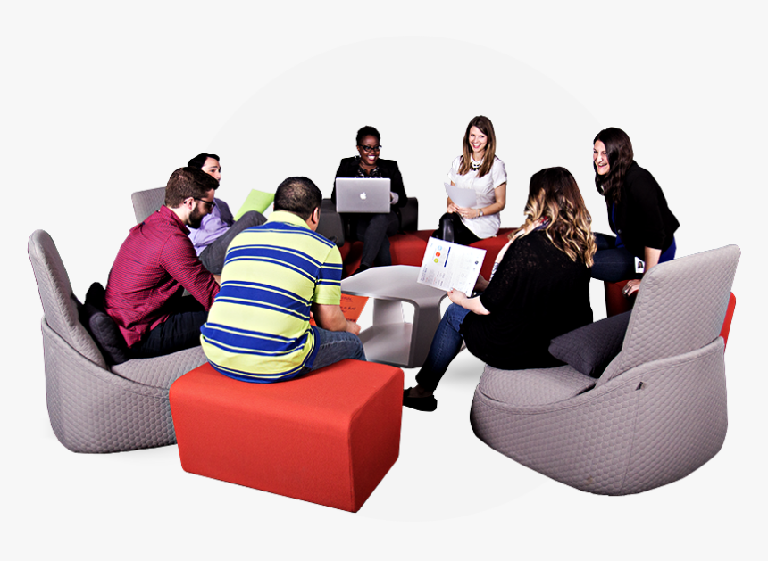 Transparent Person Sitting Back Png - Png People Sitting On Table, Png Download