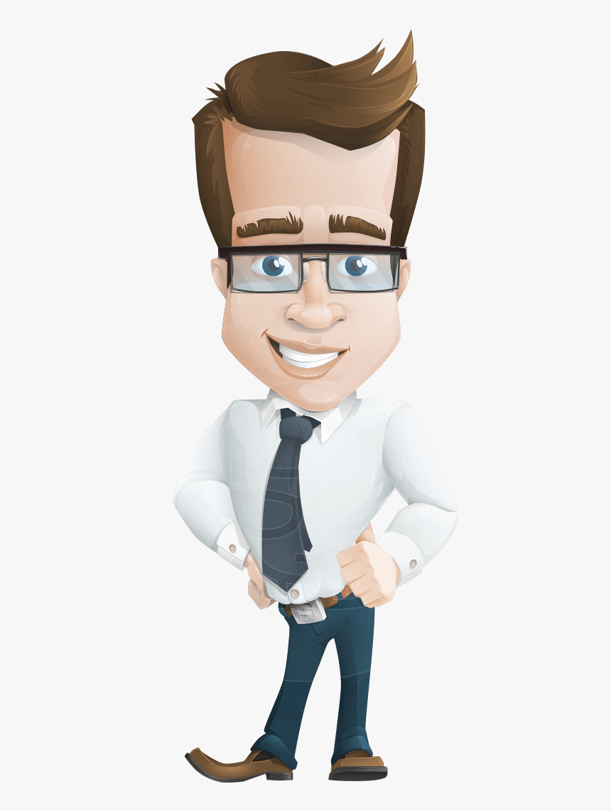 Worker Cartoon Character Charles Thumb Up Thumbup Cartoon Character