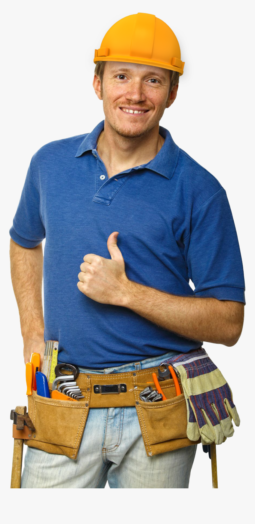 Handyman - Worker Thumbs Up Png, Transparent Png