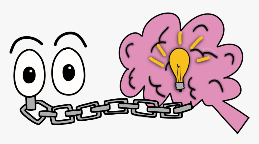 Eyes Are Connected To The Brain - Clip Art, HD Png Download