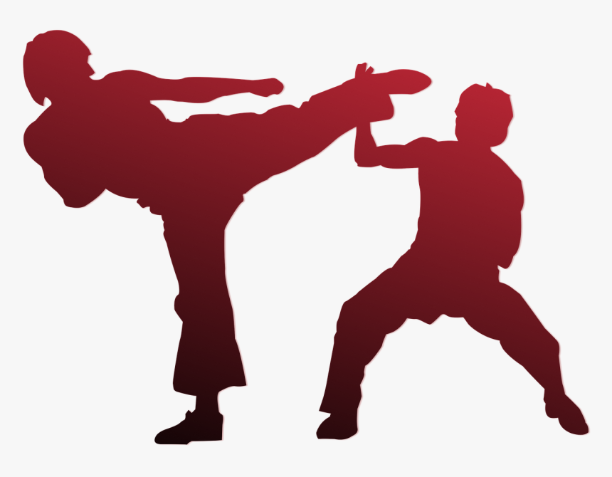 Karate Silhouette Png, Transparent Png