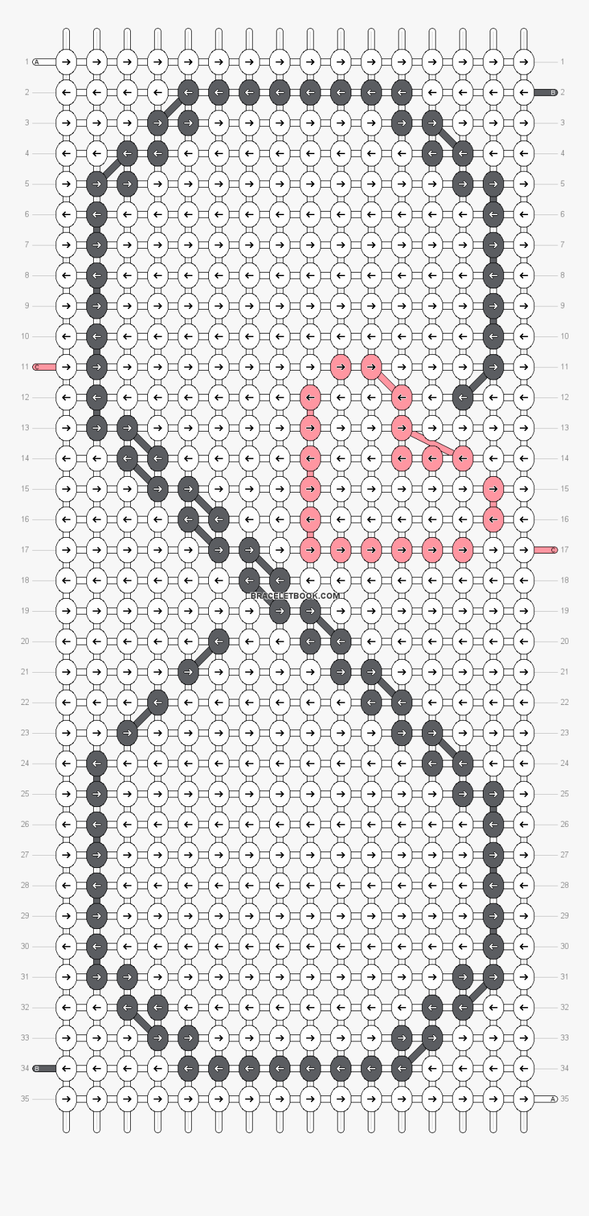 Alpha Pulseras Macrame Patrones, HD Png Download