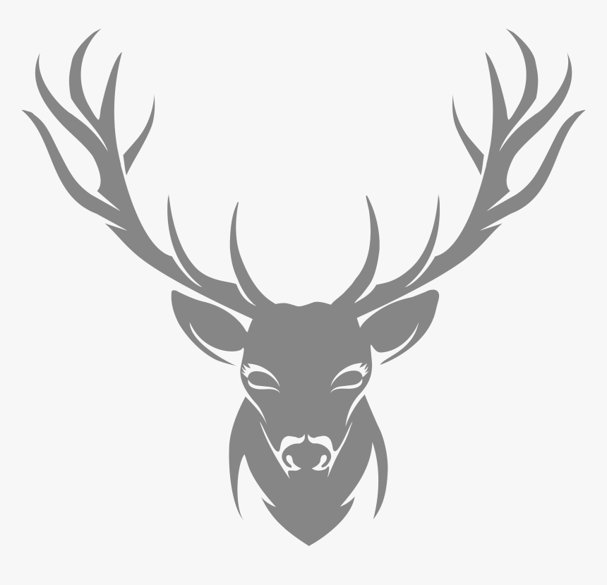 Moose, Elk Png - Stag Stencil, Transparent Png