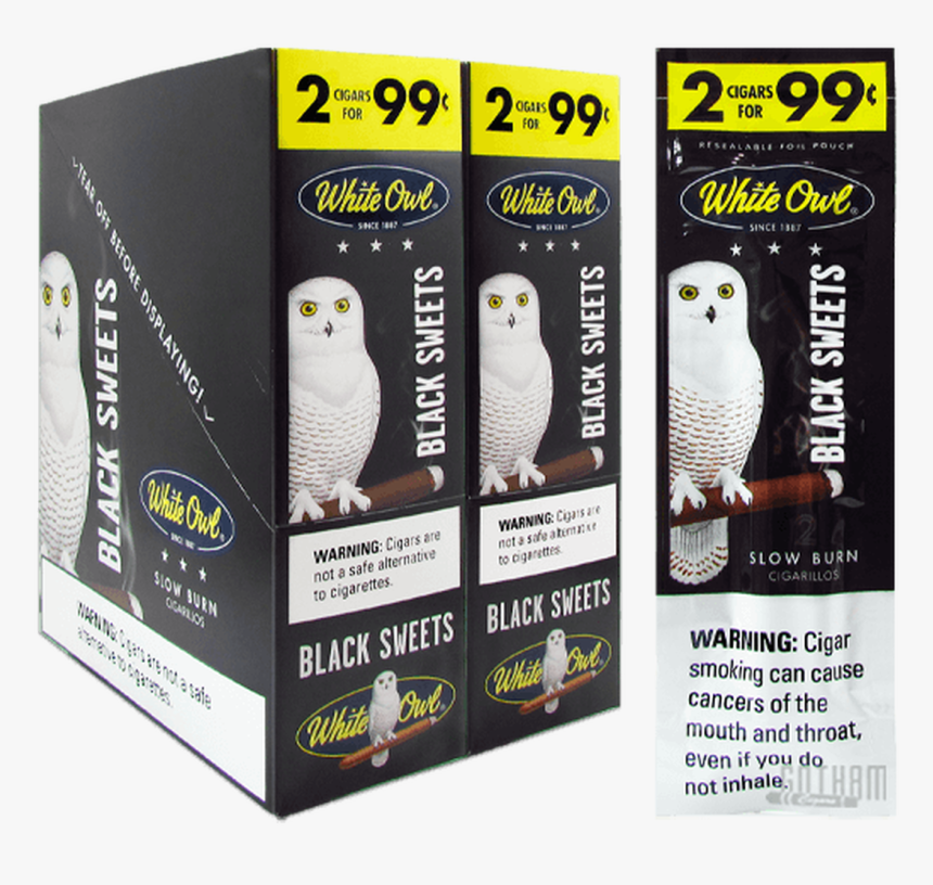 White Owl Cigarillos Black - White Owl Black Cigarillo, HD Png Download
