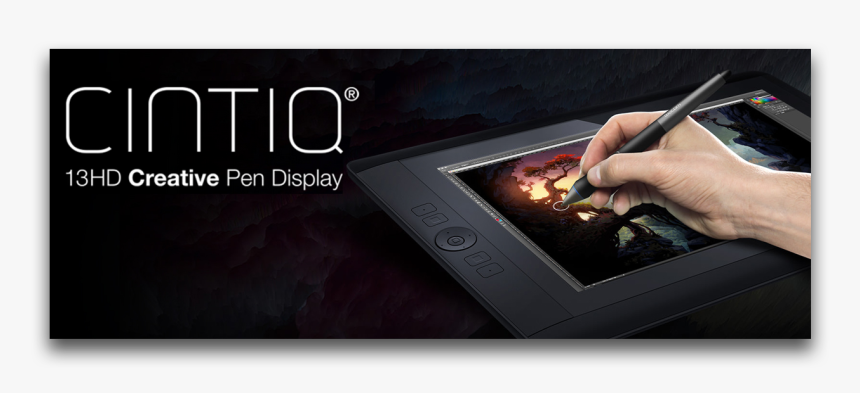 Clip Art Free Library Wacom Drawing Intuos Pro - Cintiq, HD Png Download