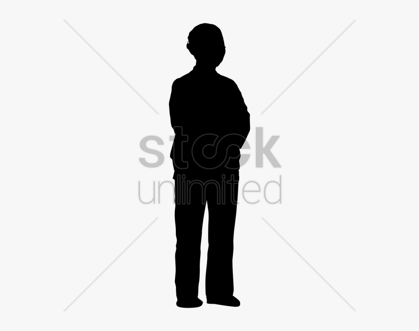 Transparent Person Standing Clipart Black And White - Dad In Suit Illustration, HD Png Download