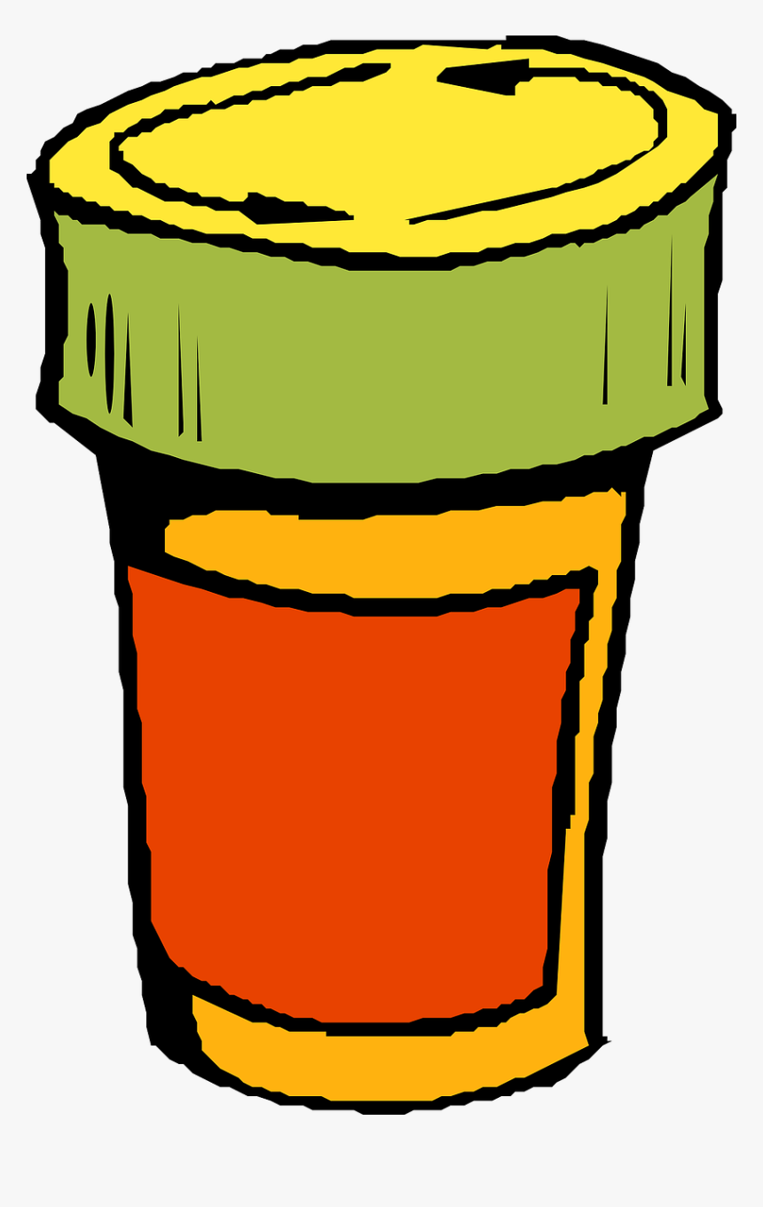 Prescription Bottle Free Clipart, HD Png Download