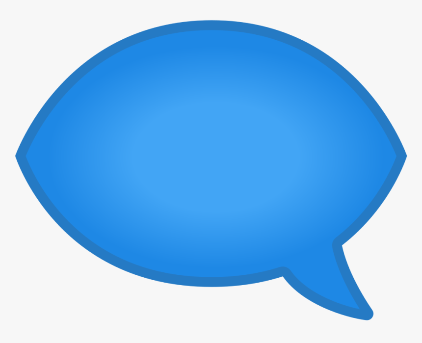 Left Speech Bubble Icon - Circle, HD Png Download