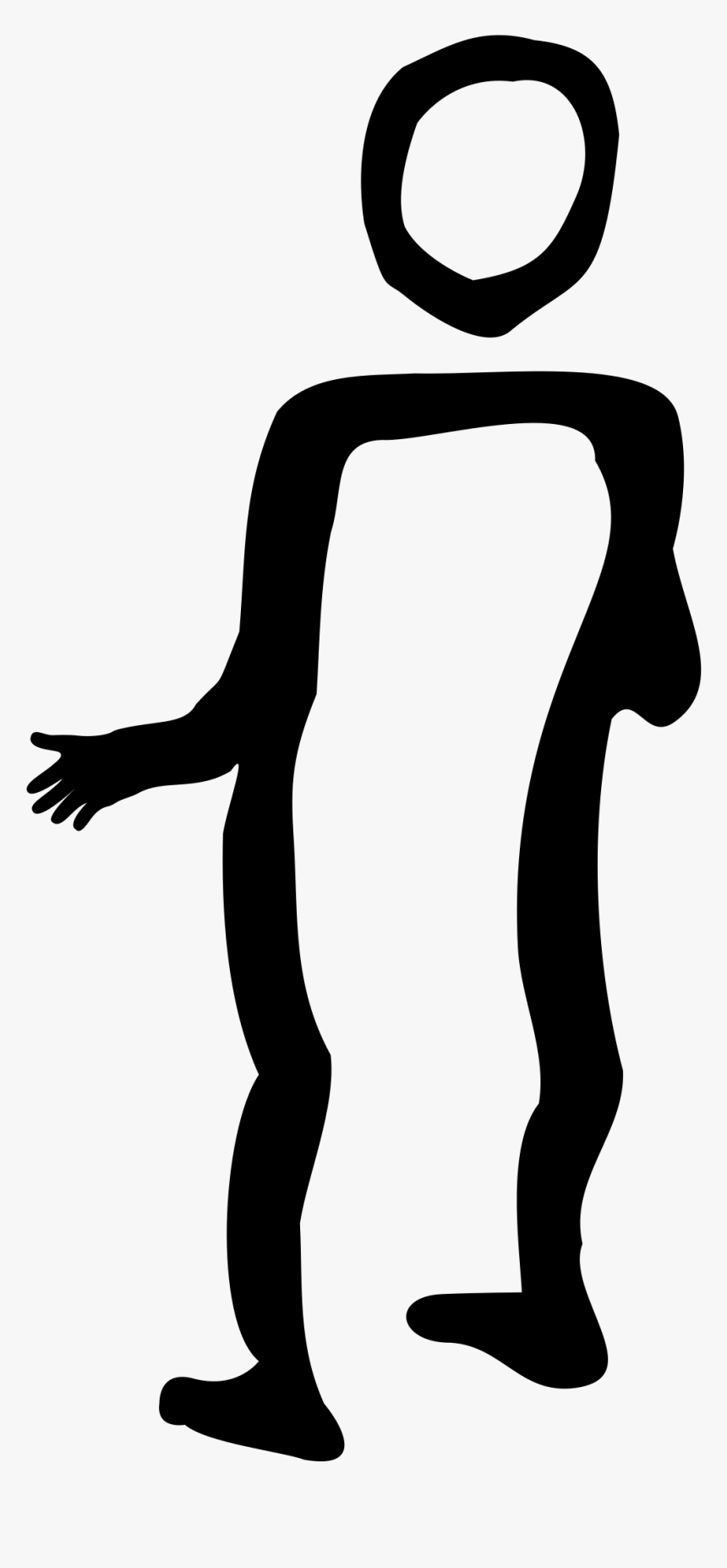 Person Standing And Pointing At Background Clip Arts - Clip Art, HD Png Download