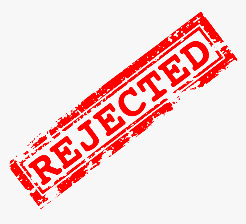 Red Rejected Stamp - Rejected Logo No Background, HD Png Download