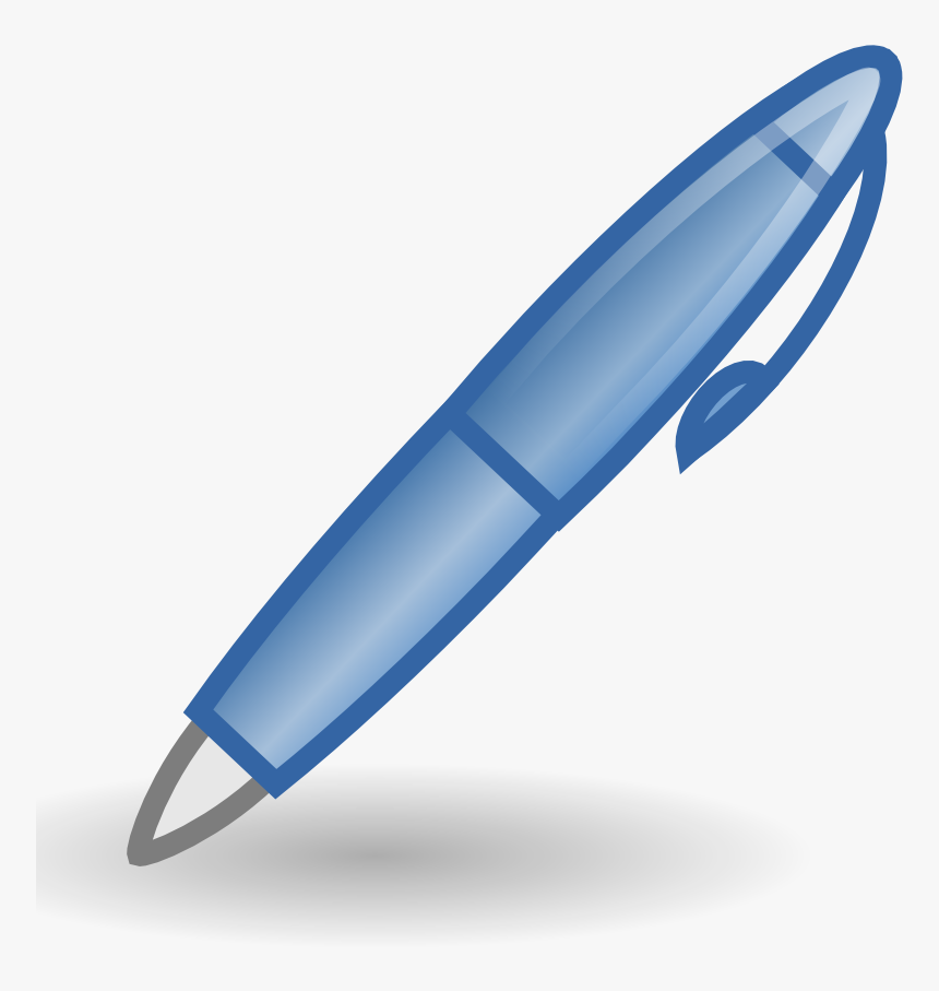 Style Pen Black White Line - Pen Clipart Png, Transparent Png
