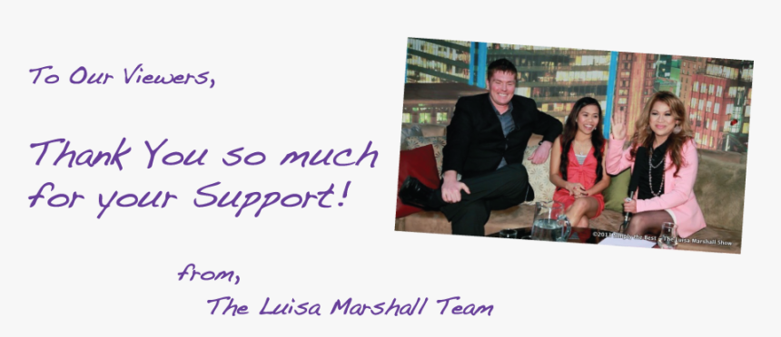 A Thank You Letter To Our Viewers - Handwriting, HD Png Download