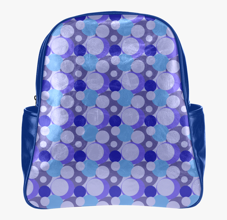 Blue Bubble Pop Multi-pockets Backpack - Laptop Bag, HD Png Download