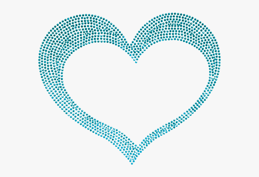 Bubble Heart Blue - Heart, HD Png Download