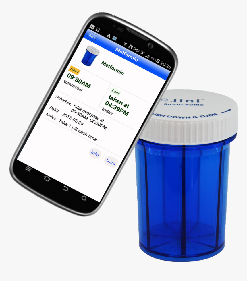 Seven Days Smart Pill Container - Pill Organizer, HD Png Download