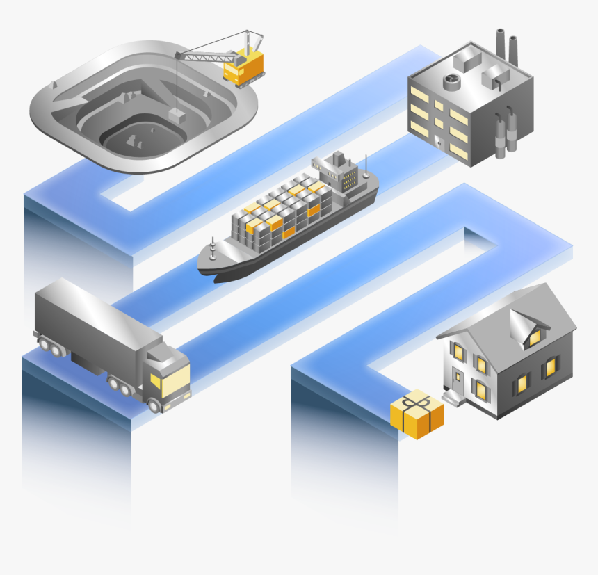 Supply Chain Landing Hero - Machine Tool, HD Png Download